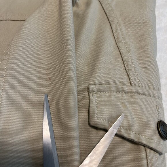 NorthCrest Womens Khaki Cotton Field Jacket With Buttons Pockets Size XL - Picture 12 of 12